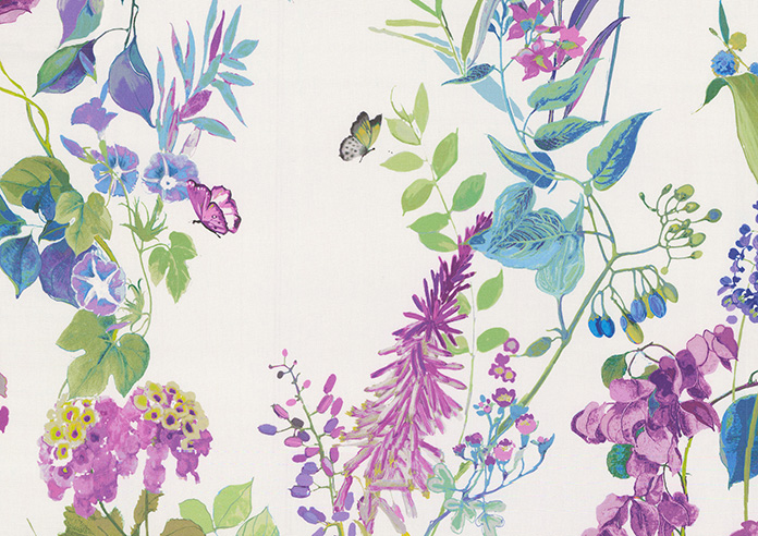 Bougainvillea, Wisteria - Roman Blind - Image 6
